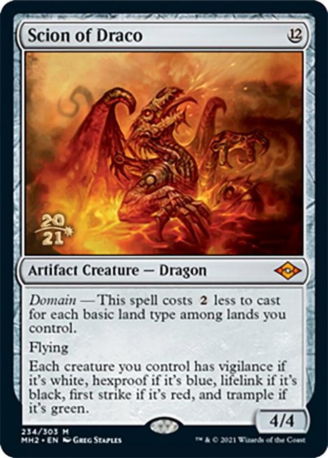 Scion of Draco [Modern Horizons 2 Prerelease Promos] | Exor Games Dartmouth