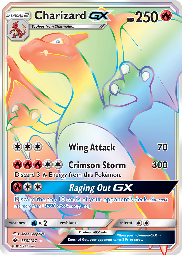 Charizard GX (150/147) [Sun & Moon: Burning Shadows] | Exor Games Dartmouth