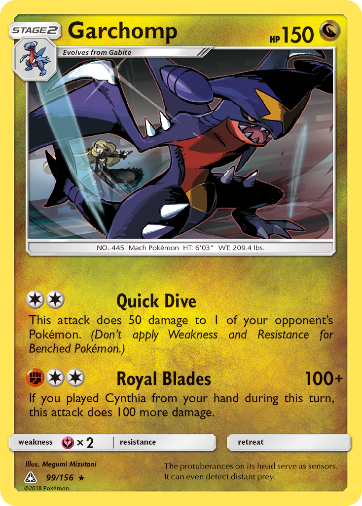Garchomp (99/156) [Sun & Moon: Ultra Prism] | Exor Games Dartmouth