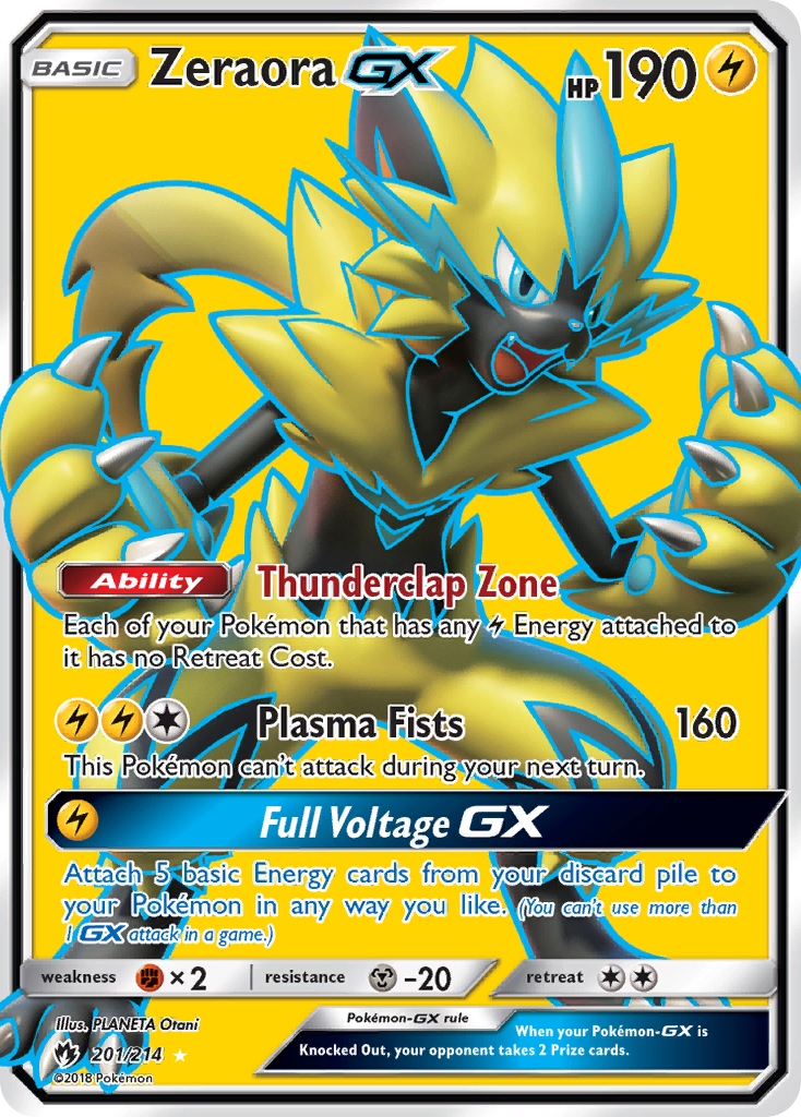 Zeraora GX (201/214) [Sun & Moon: Lost Thunder] | Exor Games Dartmouth