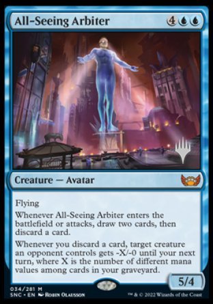 All-Seeing Arbiter (Promo Pack) [Streets of New Capenna Promos] | Exor Games Dartmouth