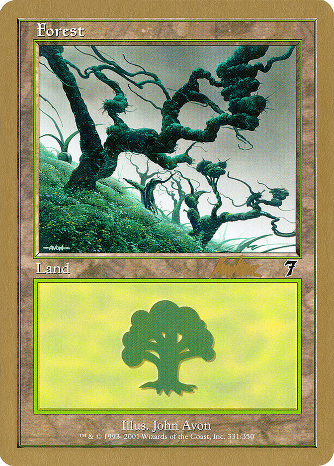 Forest (bk331) (Brian Kibler) [World Championship Decks 2002] | Exor Games Dartmouth