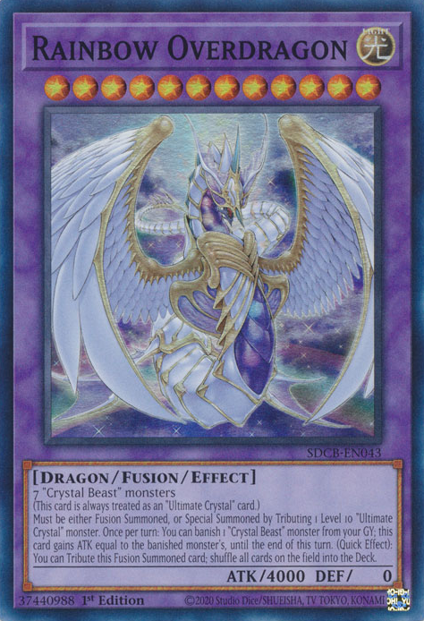 Rainbow Overdragon [SDCB-EN043] Super Rare | Exor Games Dartmouth