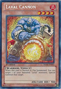 Laval Cannon [HA06-EN003] Secret Rare | Exor Games Dartmouth