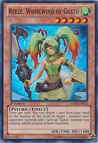 Reeze, Whirlwind of Gusto [HA06-EN012] Super Rare | Exor Games Dartmouth