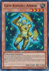 Gem-Knight Amber [HA06-EN033] Super Rare | Exor Games Dartmouth