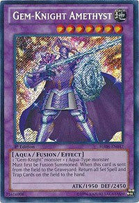 Gem-Knight Amethyst [HA06-EN047] Secret Rare | Exor Games Dartmouth