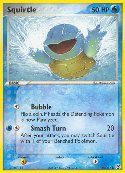 Squirtle (83/112) [EX: FireRed & LeafGreen] | Exor Games Dartmouth