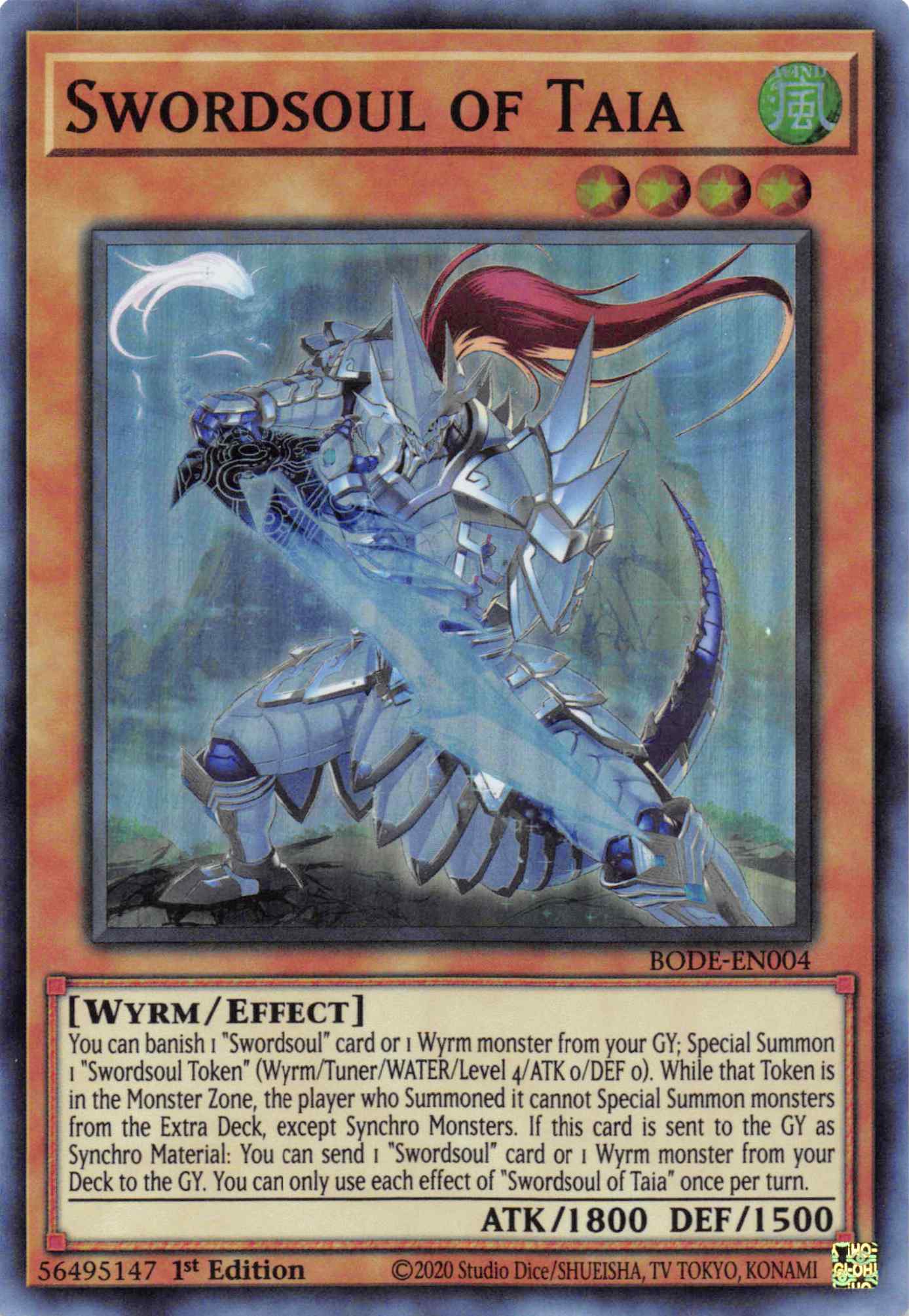 Swordsoul of Taia [BODE-EN004] Super Rare | Exor Games Dartmouth