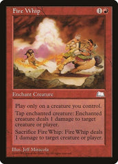 Fire Whip [Weatherlight] | Exor Games Dartmouth