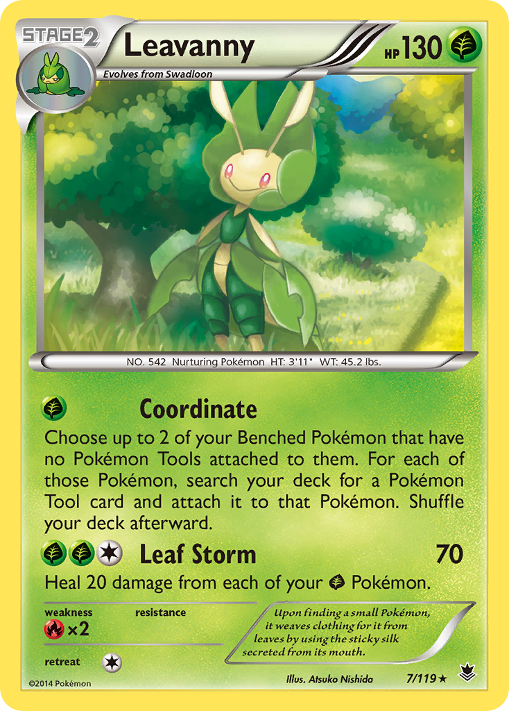 Leavanny (7/119) [XY: Phantom Forces] | Exor Games Dartmouth