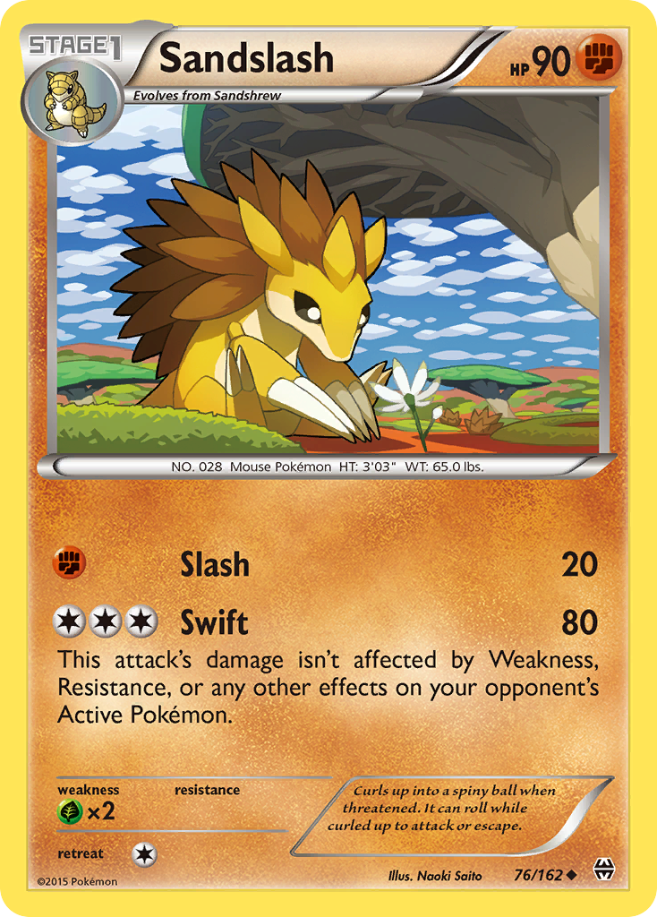 Sandslash (76/162) [XY: BREAKthrough] | Exor Games Dartmouth