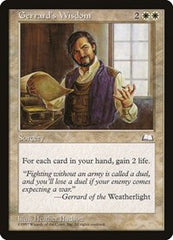Gerrard's Wisdom [Weatherlight] | Exor Games Dartmouth