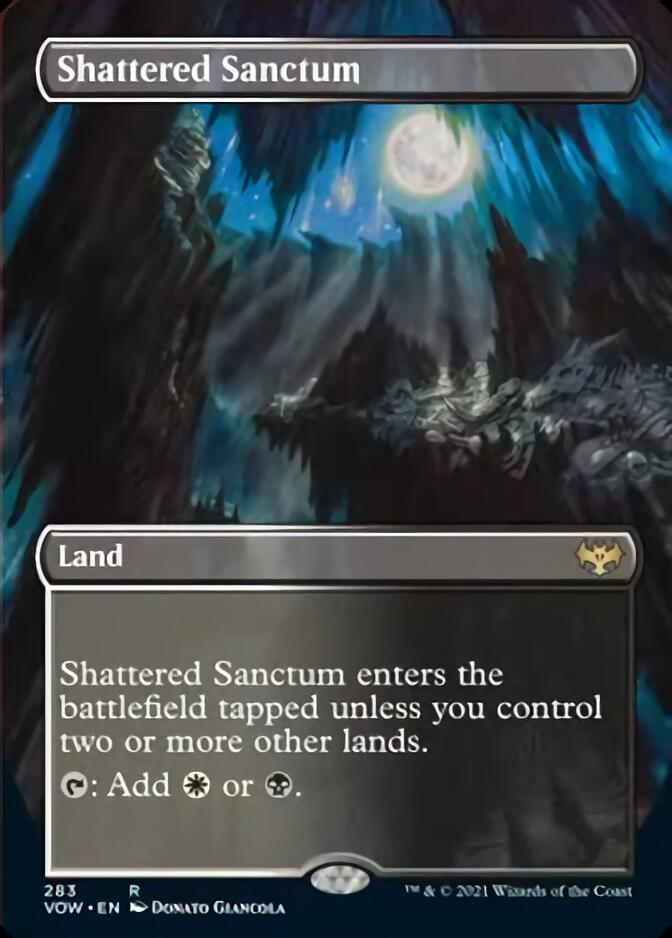 Shattered Sanctum (Borderless) [Innistrad: Crimson Vow] | Exor Games Dartmouth