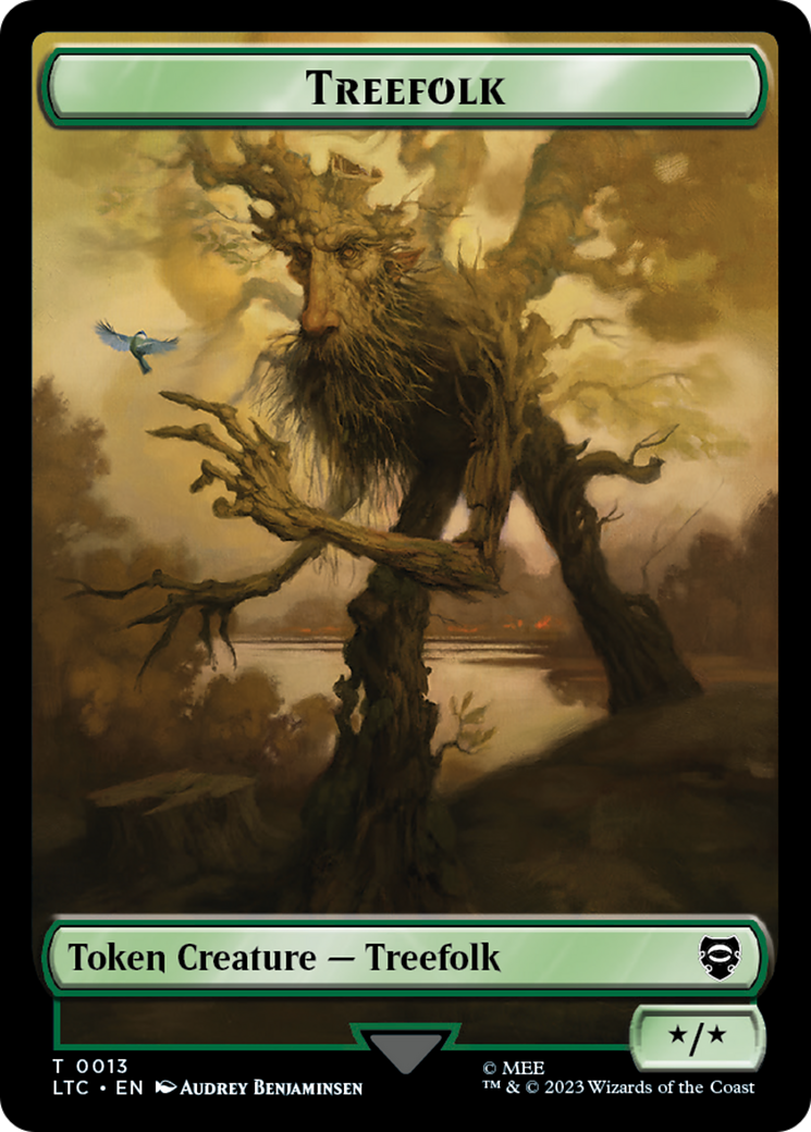 Treefolk // Food Token [The Lord of the Rings: Tales of Middle-Earth Commander Tokens] | Exor Games Dartmouth