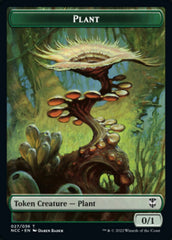 Plant // Beast Double-sided Token [Streets of New Capenna Commander Tokens] | Exor Games Dartmouth