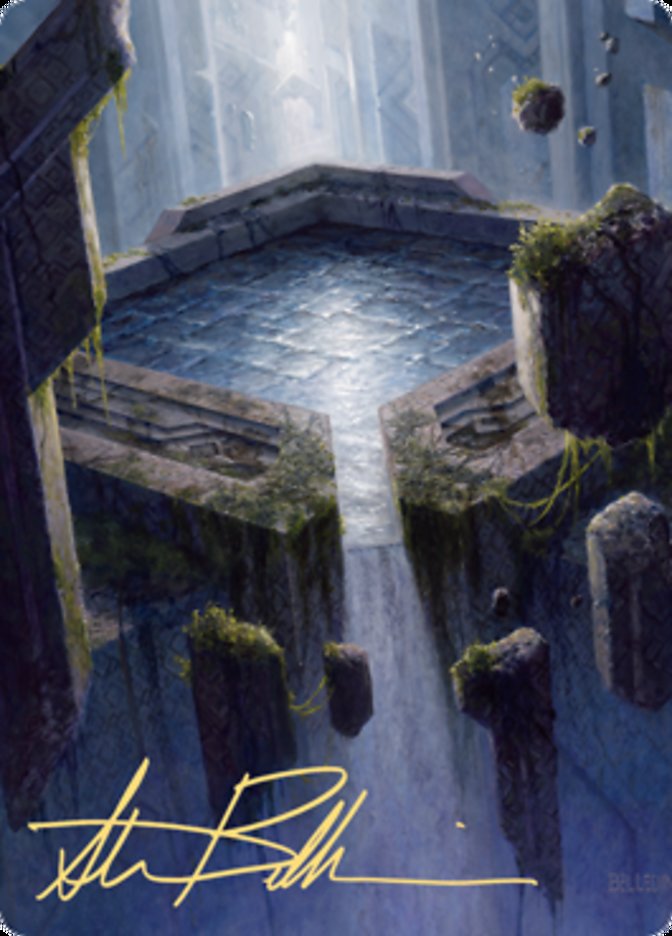 Morphic Pool Art Card (Gold-Stamped Signature) [Zendikar Rising Art Series] | Exor Games Dartmouth