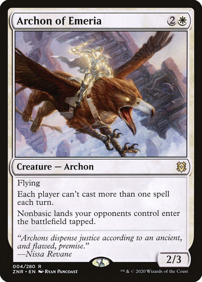 Archon of Emeria [Zendikar Rising] | Exor Games Dartmouth