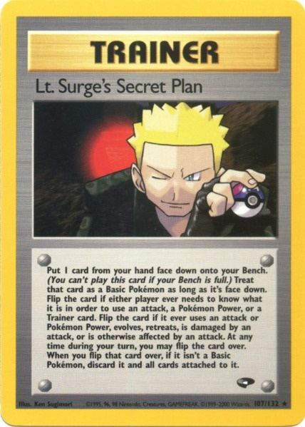 Lt. Surge's Secret Plan (107/132) [Gym Challenge Unlimited] | Exor Games Dartmouth