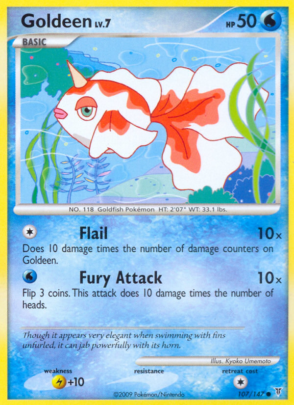 Goldeen (107/147) [Platinum: Supreme Victors] | Exor Games Dartmouth