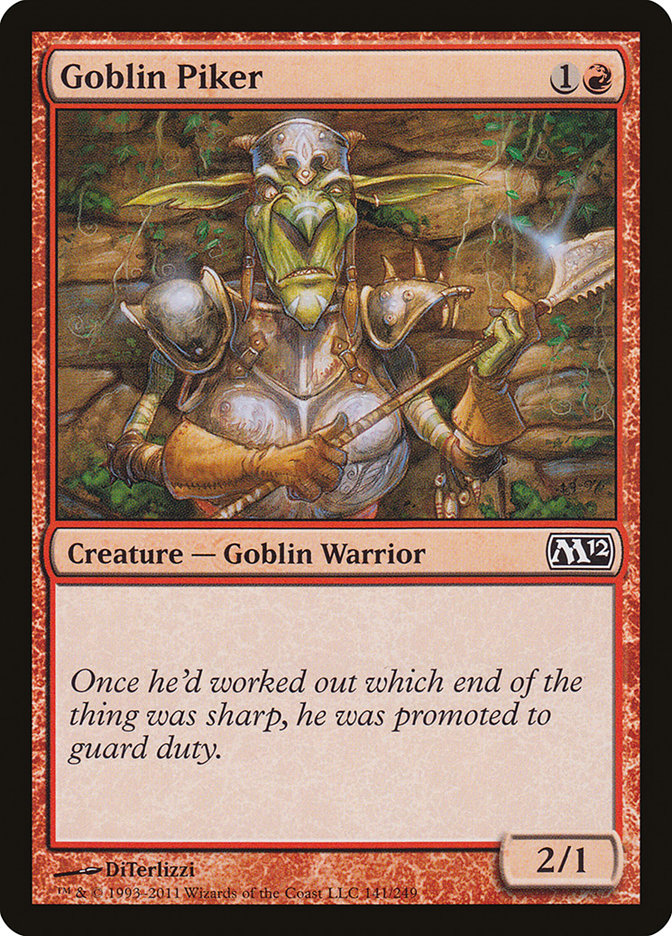 Goblin Piker [Magic 2012] | Exor Games Dartmouth