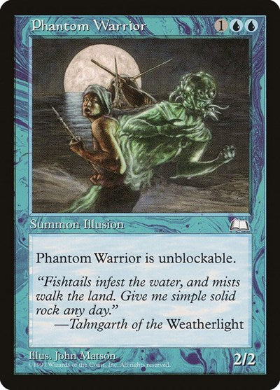 Phantom Warrior [Weatherlight] | Exor Games Dartmouth