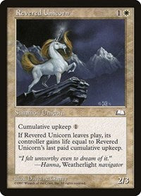 Revered Unicorn [Weatherlight] | Exor Games Dartmouth