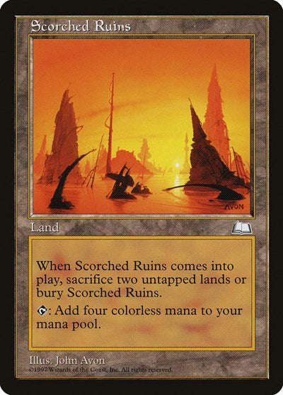 Scorched Ruins [Weatherlight] | Exor Games Dartmouth