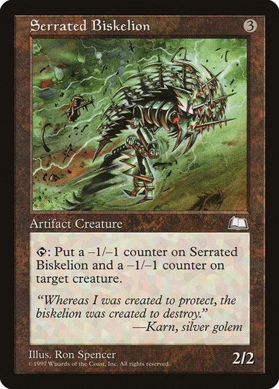 Serrated Biskelion [Weatherlight] | Exor Games Dartmouth