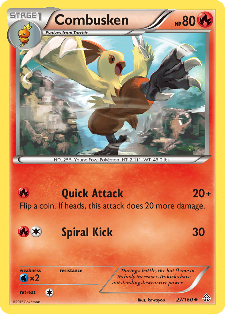 Combusken (27/160) [XY: Primal Clash] | Exor Games Dartmouth