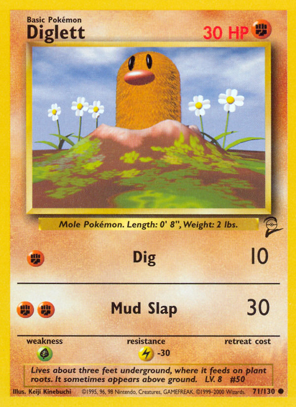 Diglett (71/130) [Base Set 2] | Exor Games Dartmouth