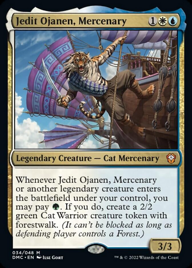 Jedit Ojanen, Mercenary [Dominaria United Commander] | Exor Games Dartmouth