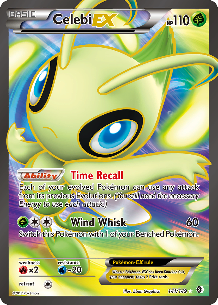 Celebi EX (141/149) [Black & White: Boundaries Crossed] | Exor Games Dartmouth