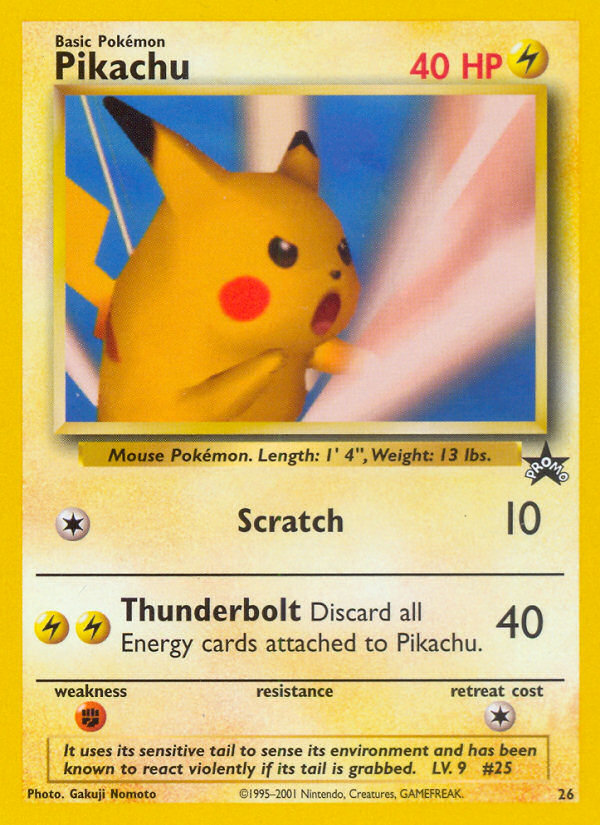 Pikachu (26) [Wizards of the Coast: Black Star Promos] | Exor Games Dartmouth