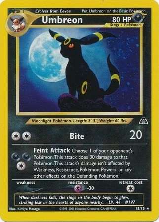 Umbreon (13/75) [Neo Discovery Unlimited] | Exor Games Dartmouth