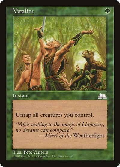 Vitalize [Weatherlight] | Exor Games Dartmouth