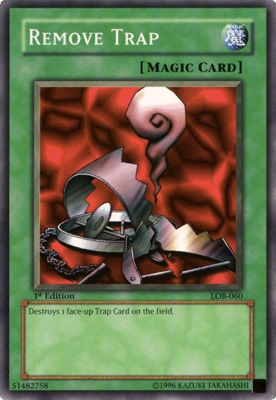 Remove Trap [LOB-060] Common | Exor Games Dartmouth