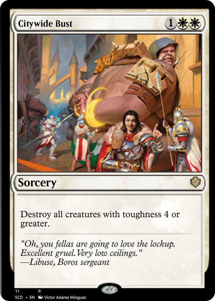 Citywide Bust [Starter Commander Decks] | Exor Games Dartmouth