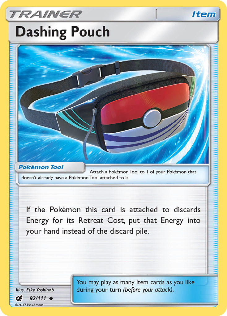 Dashing Pouch (92/111) [Sun & Moon: Crimson Invasion] | Exor Games Dartmouth