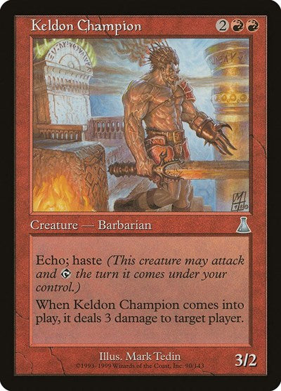 Keldon Champion [Urza's Destiny] | Exor Games Dartmouth