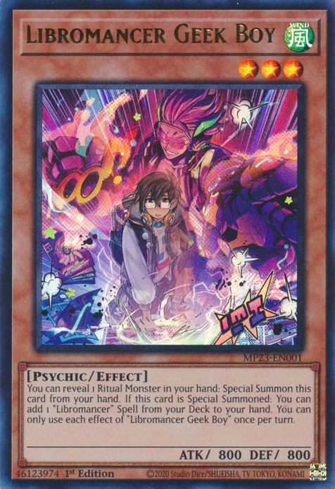 Libromancer Geek Boy [MP23-EN001] Ultra Rare | Exor Games Dartmouth