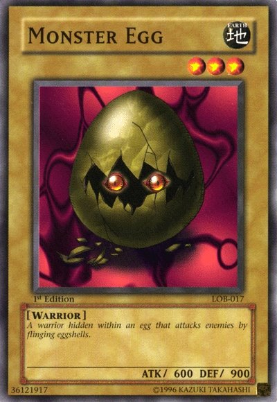 Monster Egg [LOB-017] Common | Exor Games Dartmouth