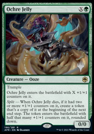 Ochre Jelly (Promo Pack) [Dungeons & Dragons: Adventures in the Forgotten Realms Promos] | Exor Games Dartmouth