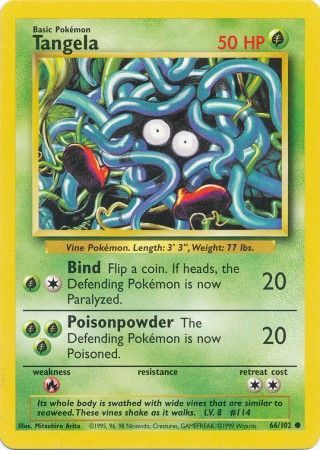 Tangela (66/102) [Base Set Unlimited] | Exor Games Dartmouth