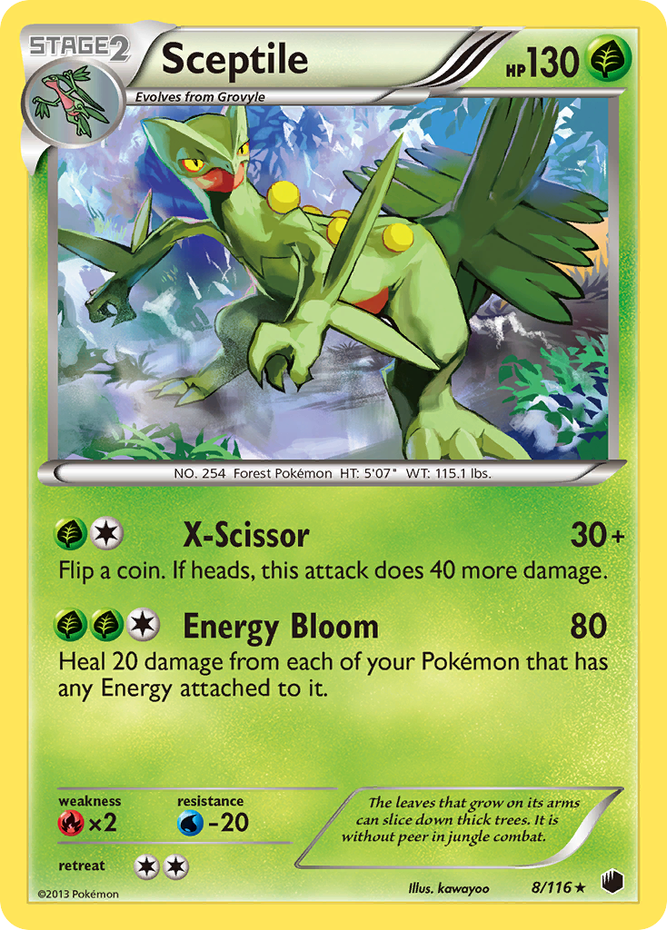 Sceptile (8/116) [Black & White: Plasma Freeze] | Exor Games Dartmouth