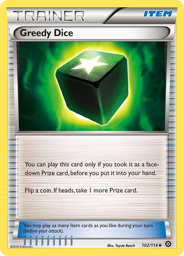 Greedy Dice (102/114) [XY: Steam Siege] | Exor Games Dartmouth