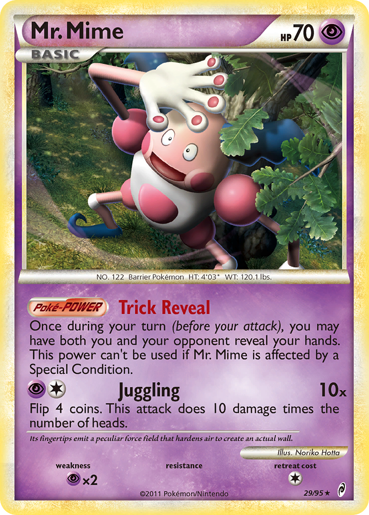 Mr. Mime (29/95) [HeartGold & SoulSilver: Call of Legends] | Exor Games Dartmouth