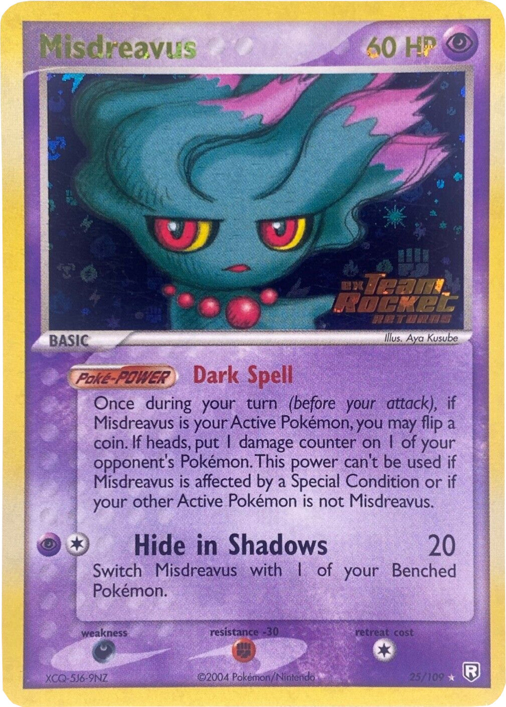 Misdreavus (25/109) (Stamped) [EX: Team Rocket Returns] | Exor Games Dartmouth