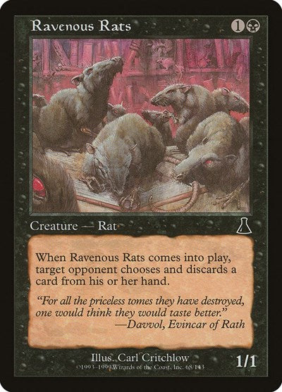 Ravenous Rats [Urza's Destiny] | Exor Games Dartmouth