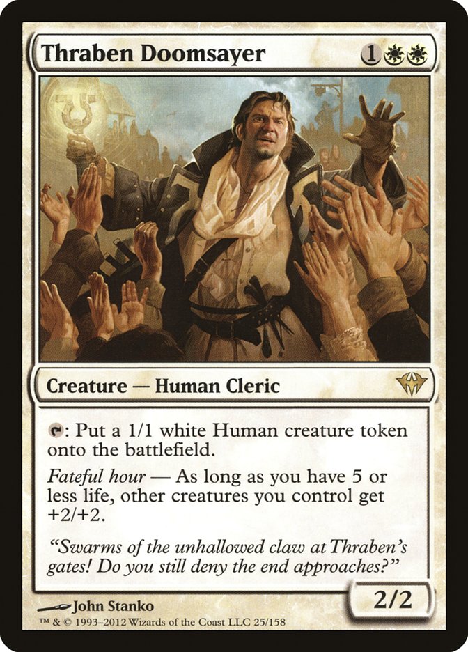 Thraben Doomsayer [Dark Ascension] | Exor Games Dartmouth